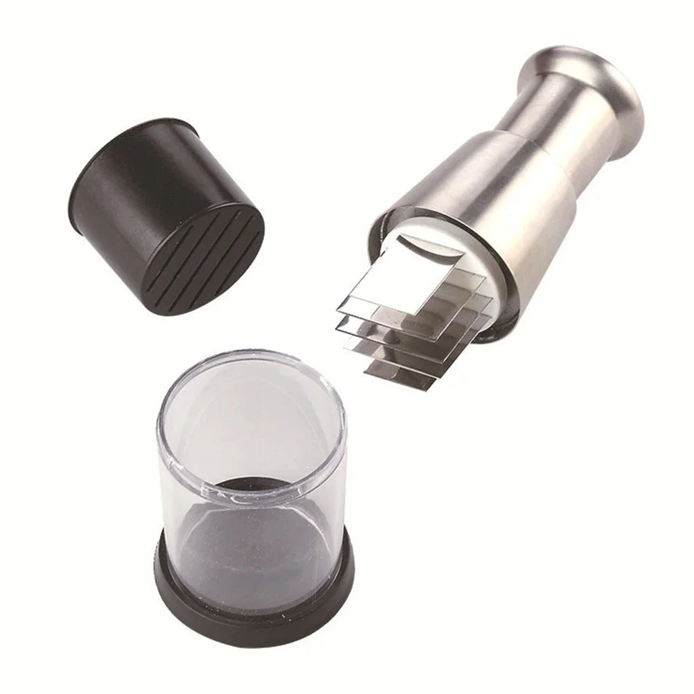 Stainless Steel Manual Hand Chopper Kitchen Tools Food Chopper Mini Garlic Mincer for Garlic Ginger Herbs Nuts