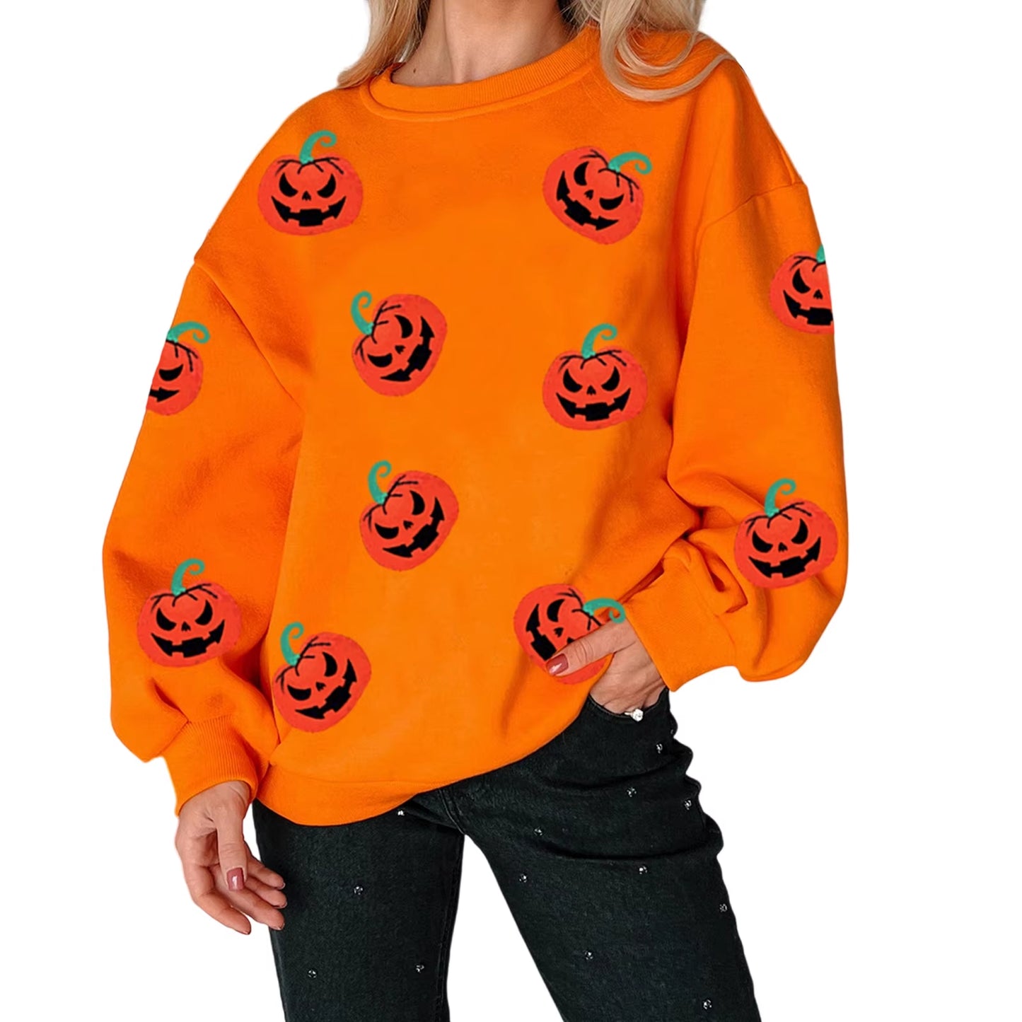 Women S Halloween Oversized Hoodie with Bat Print and Kangaroo Pocket Long Sleeve Pullover Sweatshirt