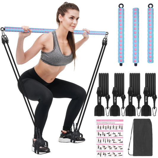 FlexCore™ Portable Pilates Bar – Full-Body Workout Anywhere