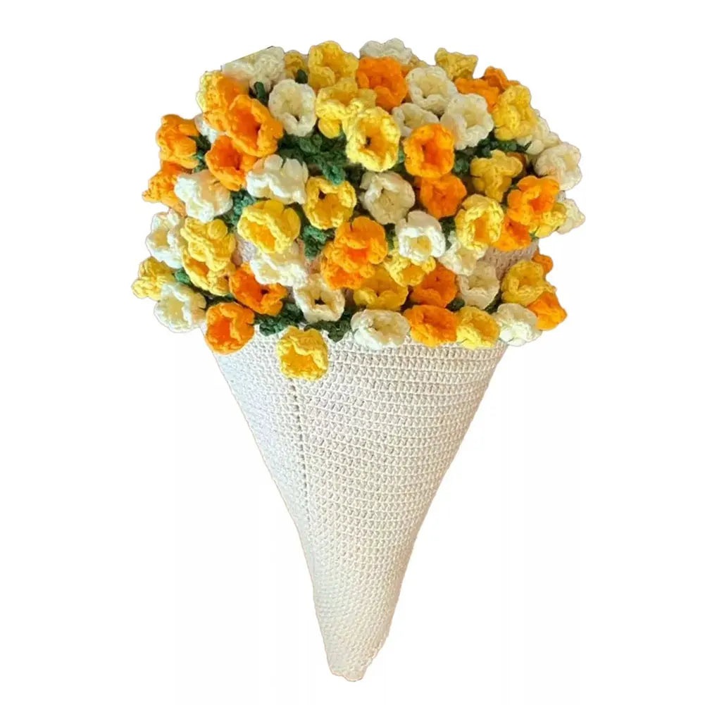 Flower Bouquet Blanket Material Package Crocheted Blanket Crochet Flower Blanket Birthday Mothers Day Gifts