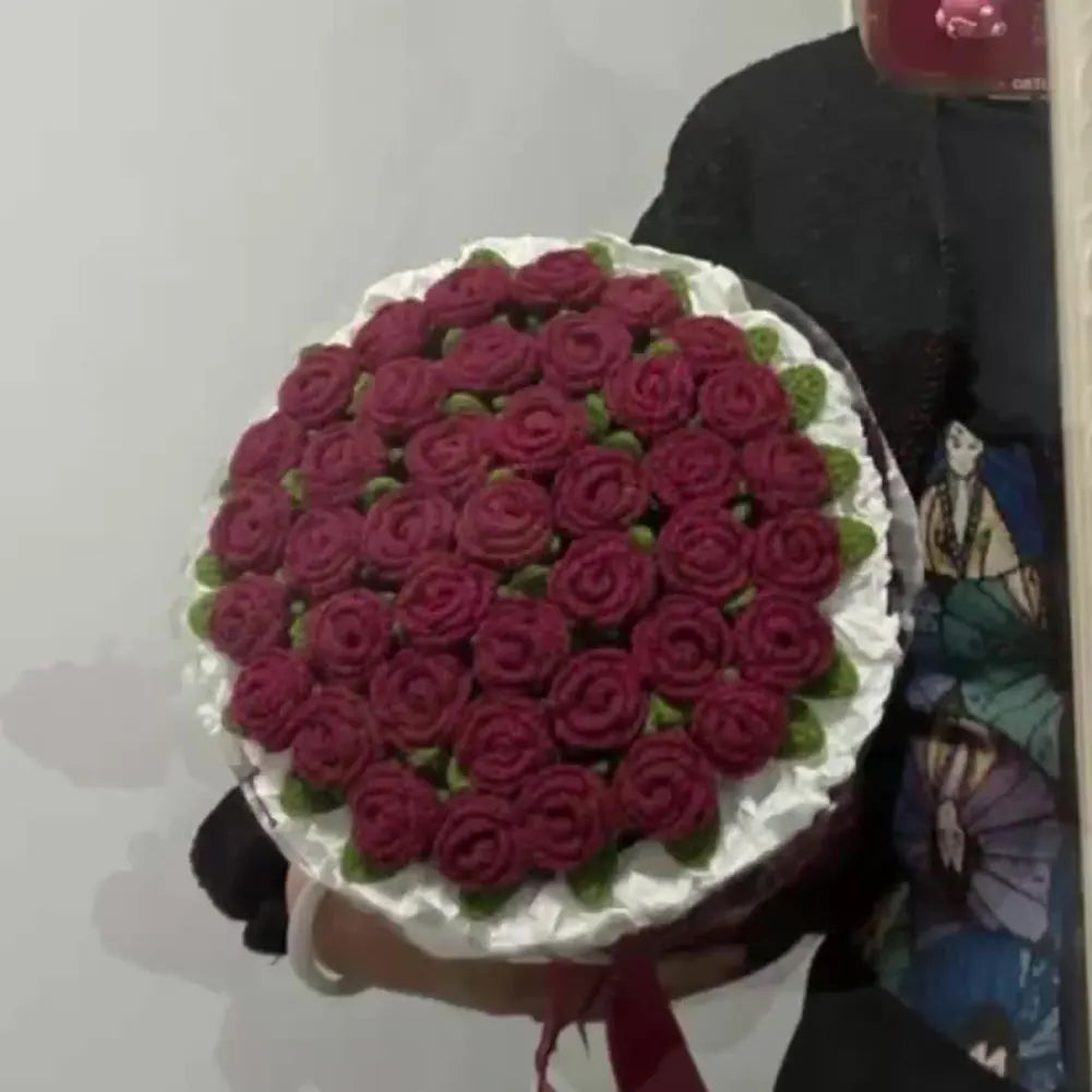 Flower Bouquet Blanket Material Package Crocheted Blanket Crochet Flower Blanket Birthday Mothers Day Gifts